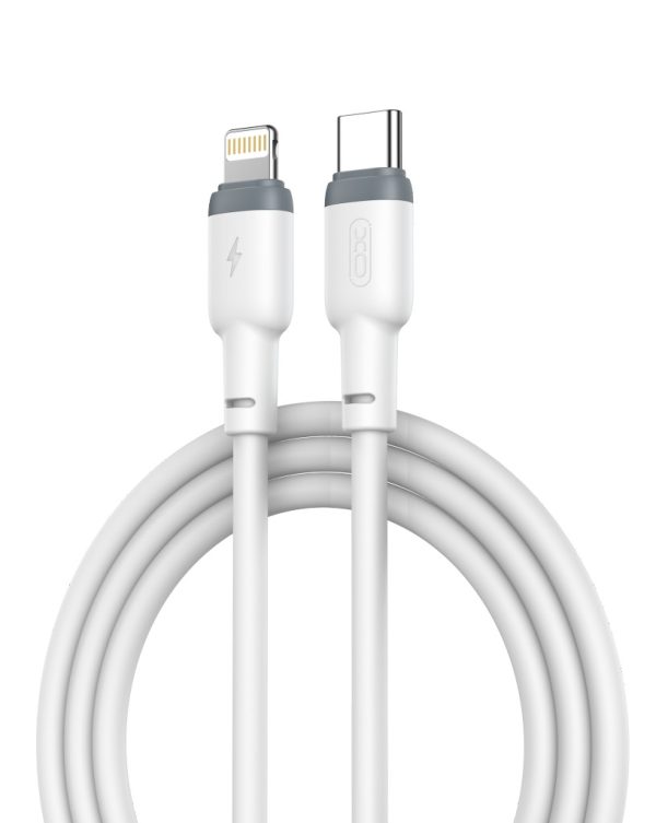 XO NB208A Καλώδιο Φόρτισης TypeC σε Lightning 20W Άσπρο