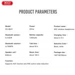 XO BE41 Star Mist ANC Noise Reduction Off-White - Image 6