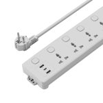 XO WL19 (EU) Πολύπριζο 5 Θέσεων με USB-A + 1USB-C και Ανεξάρτητους Διακόπτες - Image 2