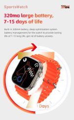 XO M8 PRO smart sports call watch Μαύρο - Image 18