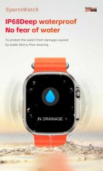 XO M8 PRO smart sports call watch Μαύρο - Image 15