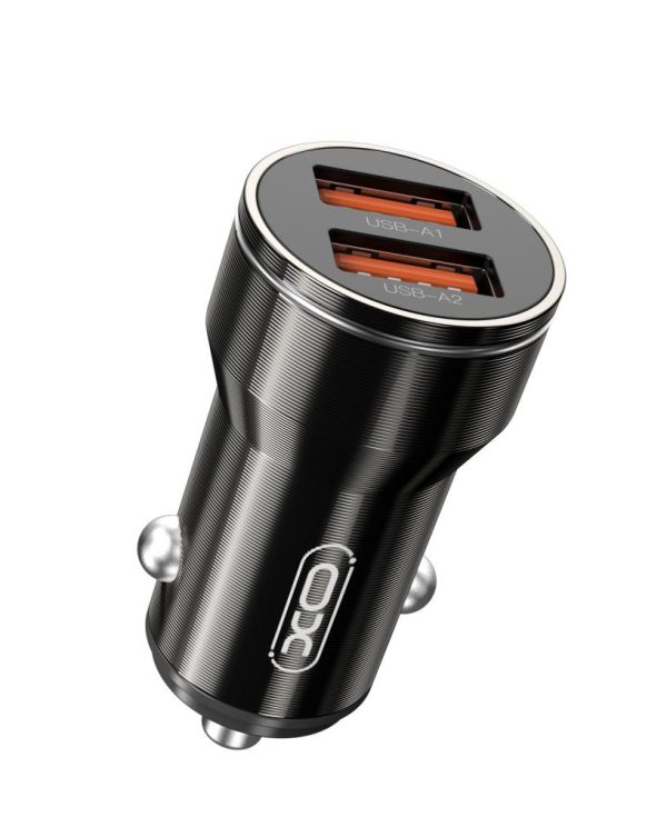 XO CC48 Smart Μεταλλικός Διπλός USB Universal Φορτιστής Αυτοκινήτου