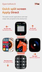 XO M8 PRO smart sports call watch Μαύρο - Image 9