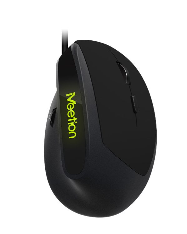 Meetion MT-M390 Κατακόρυφο Ποντίκι / Μαύρο