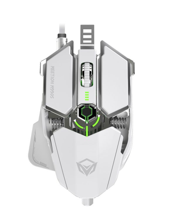 Meetion MT-M990S Μηχανικό Gaming Ποντίκι / Άσπρο
