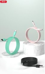 XO NB156 USB Καλώδιο Φόρτισης για Lightning Μαύρο - Image 3