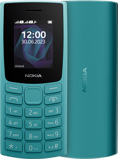 NOKIA 105 (2023) TA-1557 DS CYAN  ΜΕ ΕΛΛΗΝΙΚΟ ΜΕΝΟΥ EU