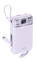 XO PR243 22.5W Powerbank Γρήγορης Φόρτισης 10000mAh Μωβ - Image 2