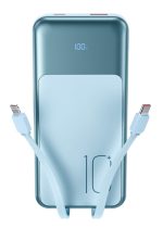 XO PR248 USB-C 20W / USB-A 22.5W Display Fast Charging Powerbank 10000mAh Μπλε - Image 2