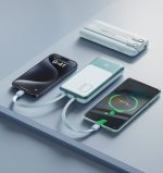 XO PR248 USB-C 20W / USB-A 22.5W Display Fast Charging Powerbank 10000mAh Μπλε - Image 3