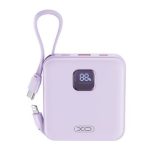 XO PR235 22.5W multi port fast charging digital display power bank 10000mAh (Purple) - Image 2