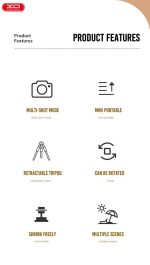 XO SS09 Τρίποδο Bluetooth με κοντρολ - Image 4