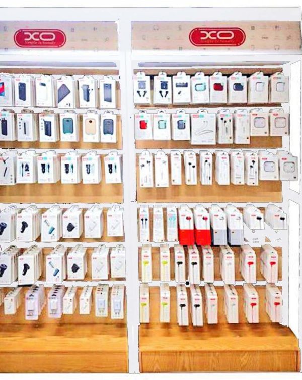 XO Big display Shelf LED Logo (220cm X 100cm X 28cm)