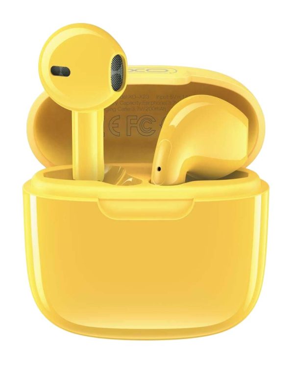 XO X23 TWS Bluetooth headset Yellow
