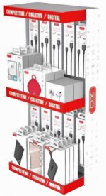 XO-Double-sided desktop display rack
