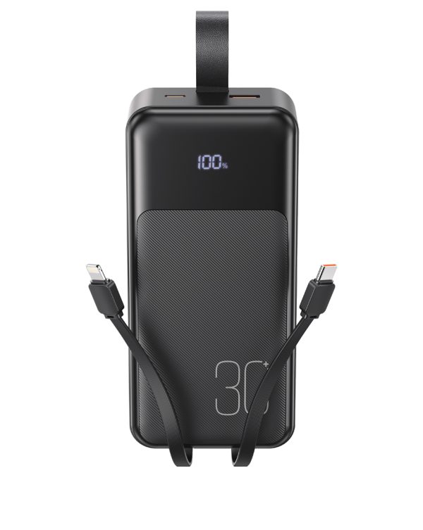 XO Powerbank PR250 USB-C 20W / USB-A 22,5W με Ψηφιακή οθόνη