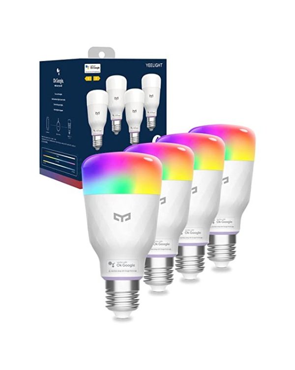 Yeelight YLQPD-0011 Smart LED Bulb W4 Lite Multicolor-4 Pack